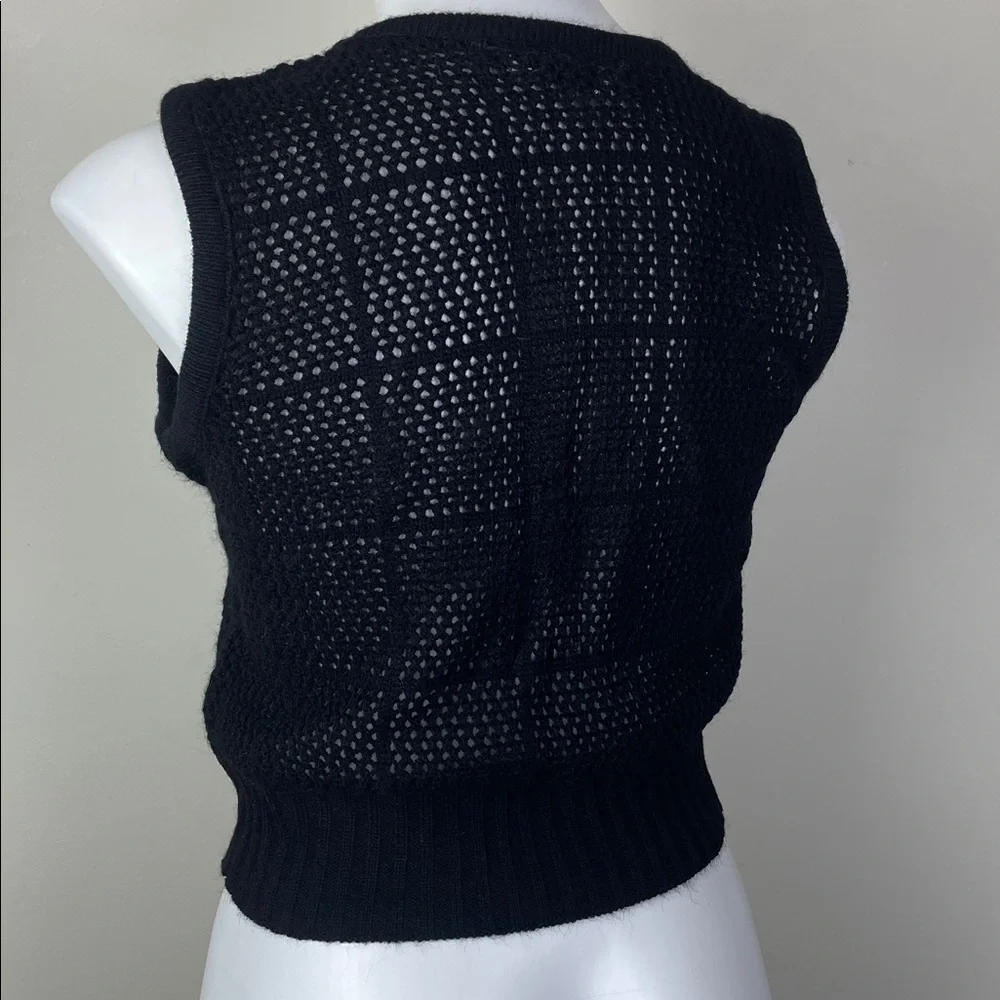 Ecco Bay Open Knit Vintage Sweater Vest